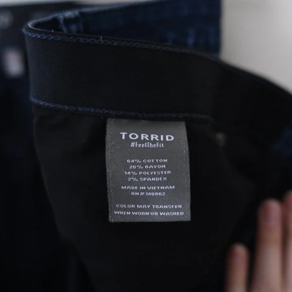 Torrid Bombshell Skinny High-Rise Size 22 Tall Jeans - Picture 9 of 13